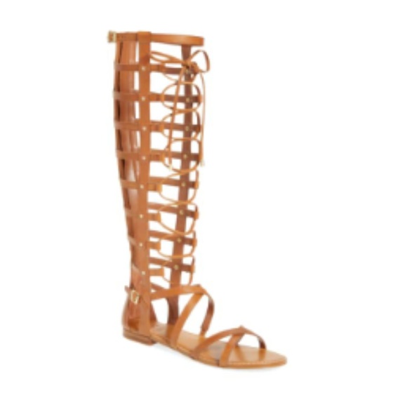 Mix No. 6 Shoes - New! Brown gladiator sandals lace up and zipper